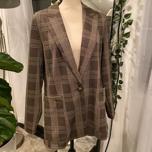 Plaid Blazer